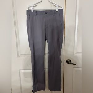 Under Armour Men’s 34x32 Golf Pants Chinos Gray Nylon Blend